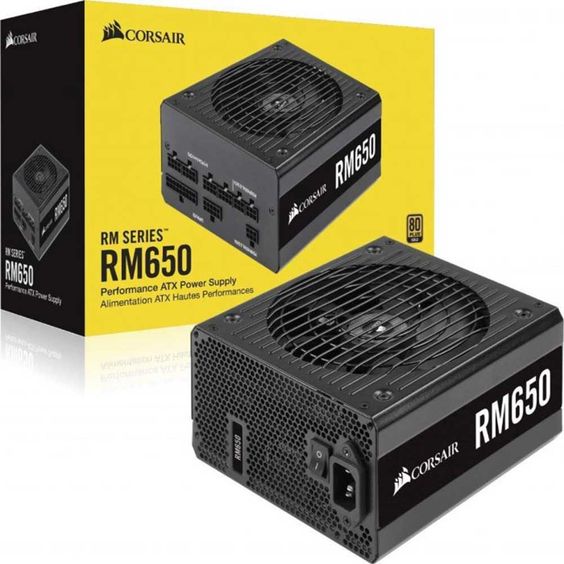 Nguồn máy tính Corsair RM650 650W 80 Plus Gold (Ảnh 2)
